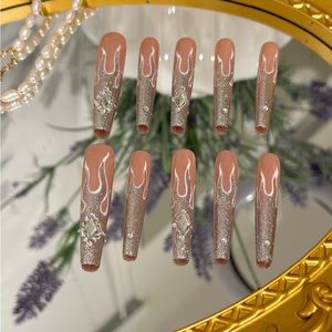 2xl Long Luxury Press On Nails